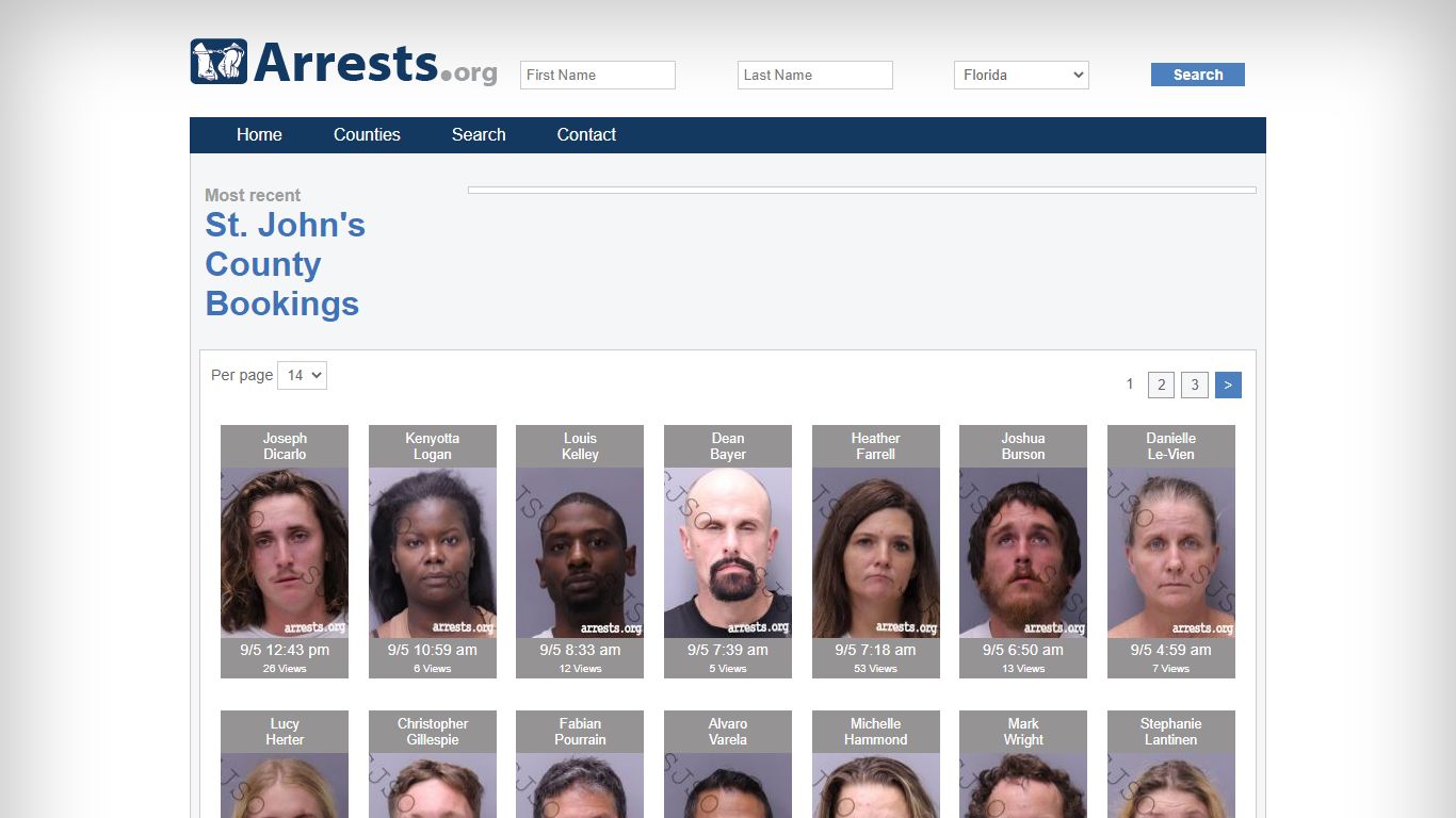 St. John's County Arrests and Inmate Search