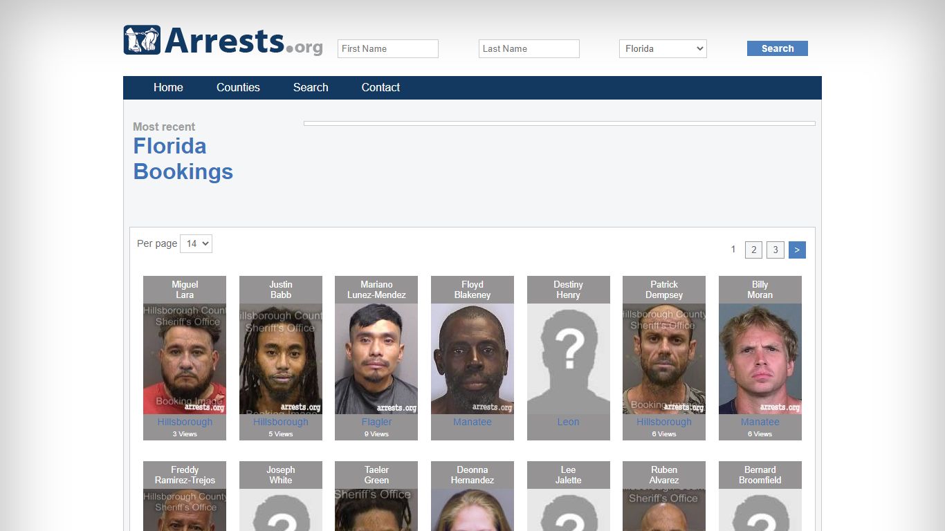 Search Florida Florida Jail Arrest Records